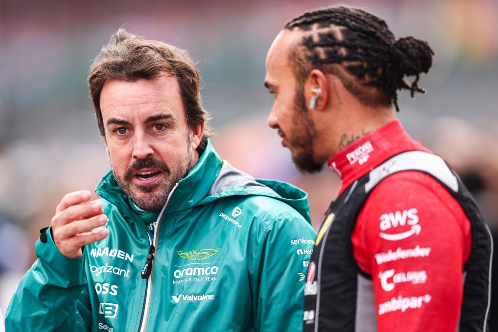 Fernando Alonso und Lewis Hamilton