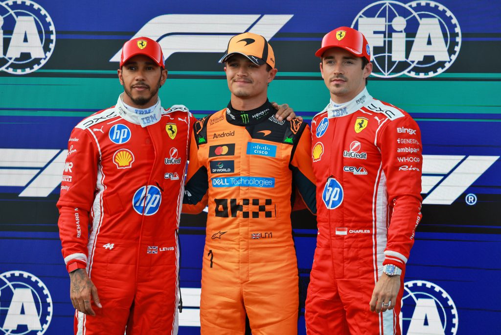 Lewis Hamilton, Lando Norris und Charles Leclerc sind die Top 3 des Qualifyings in Ungarn