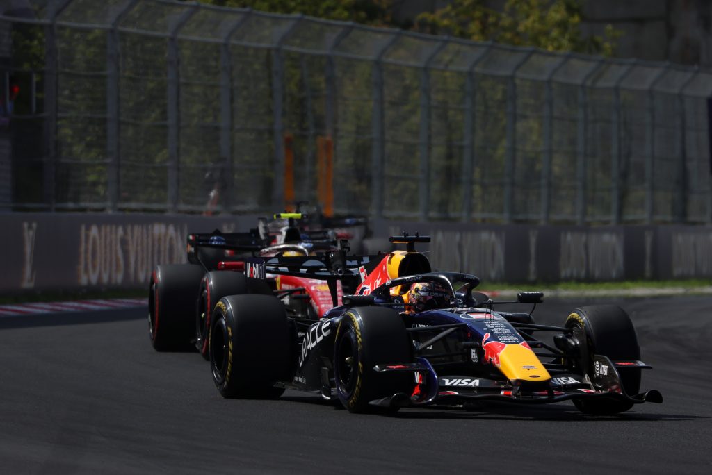 Max Verstappen während des Rennens in Ungarn