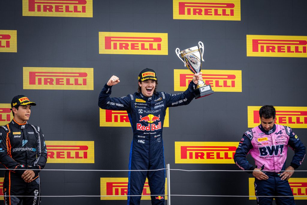 Nikola Tsolov auf dem Podium