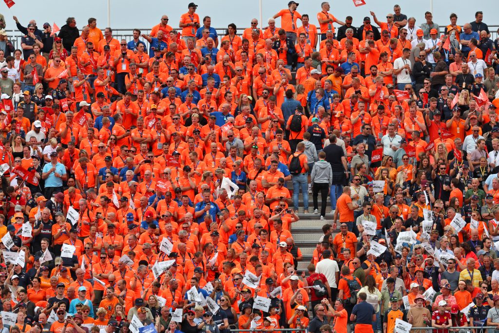Fans in Zandvoort