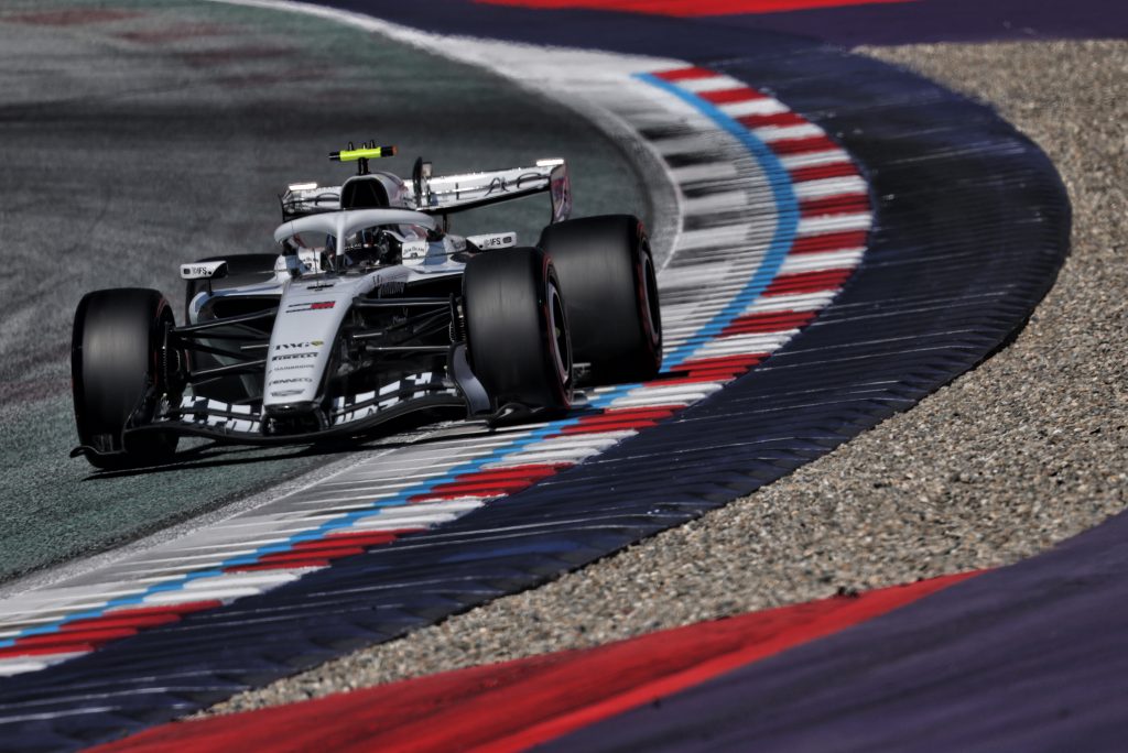 Bottas im Cadillac während des Qualifyings in Österreich
