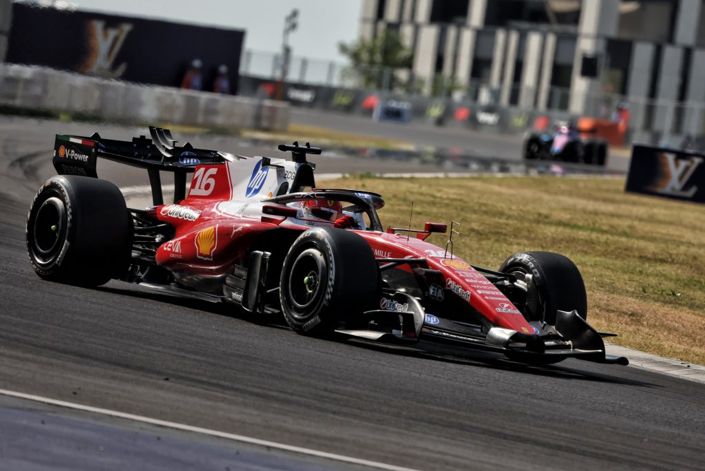 Charles Leclerc im Ferrari