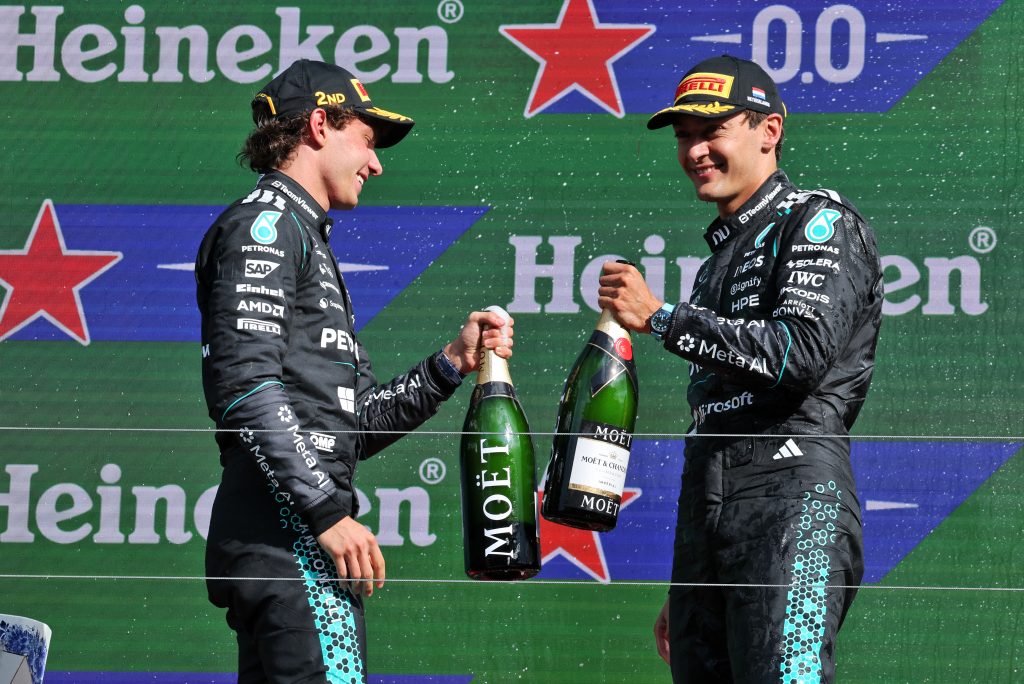 Mercedes Piloten Antonelli und Russell