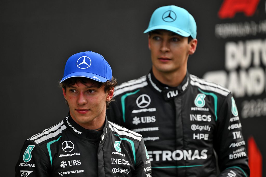 Kimi Antonelli und George Russell