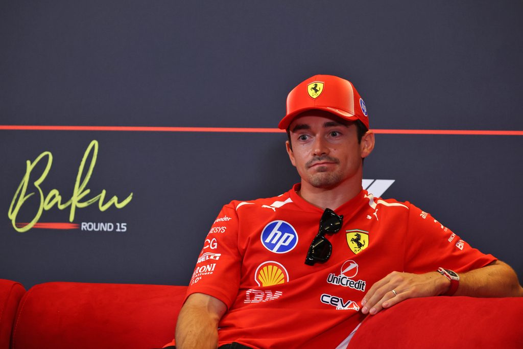 Charles Leclerc in der Pressekonferenz