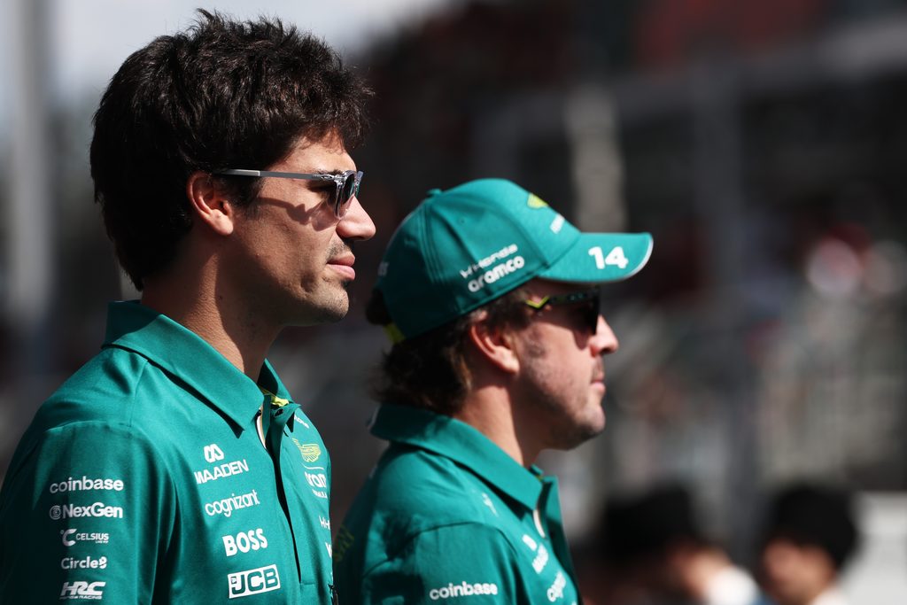 Lance Stroll und Fernando Alonso