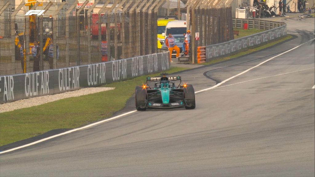 George Russell scheidet aus dem Bahrain GP aus