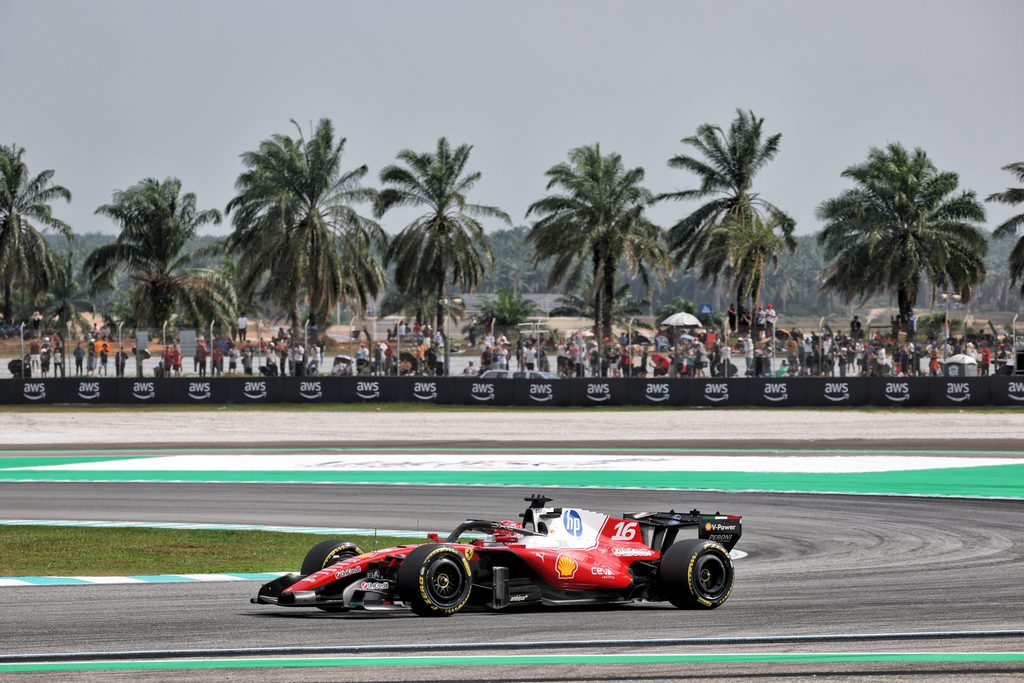 Charles Leclerc im zweiten freien Training