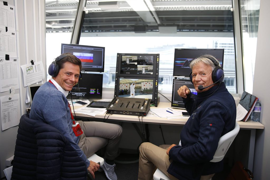 Marc Surer und Sascha Roos als Sky Kommentatoren-Duo 2016